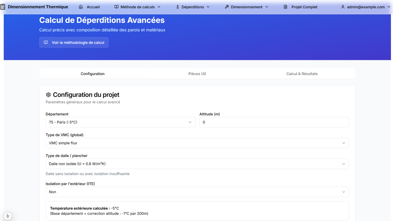 Déperditions Avancées (1/5)