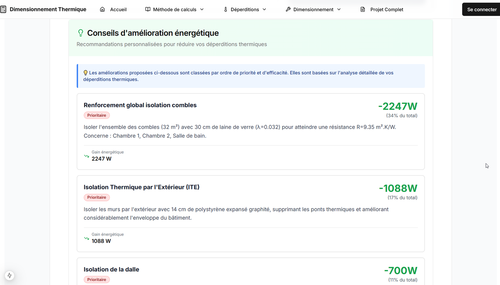 Déperditions Avancées (4/5)